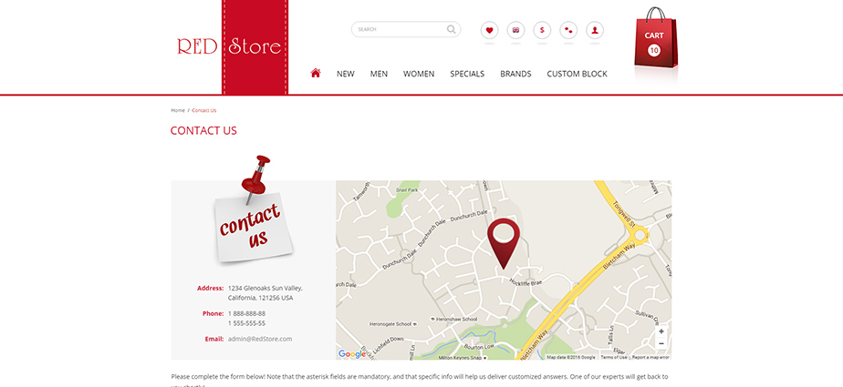 Red Store - Responsive Magento Theme