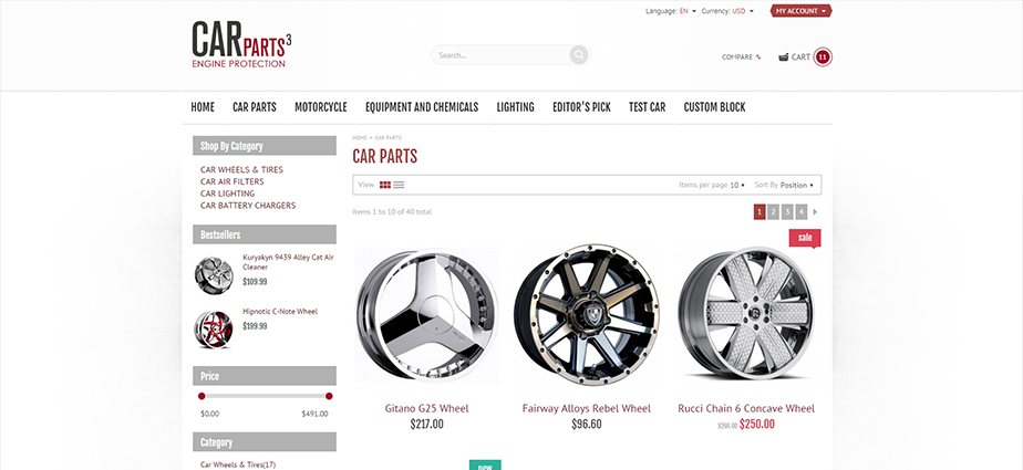 Car Parts 3  - Responsive Magento Theme