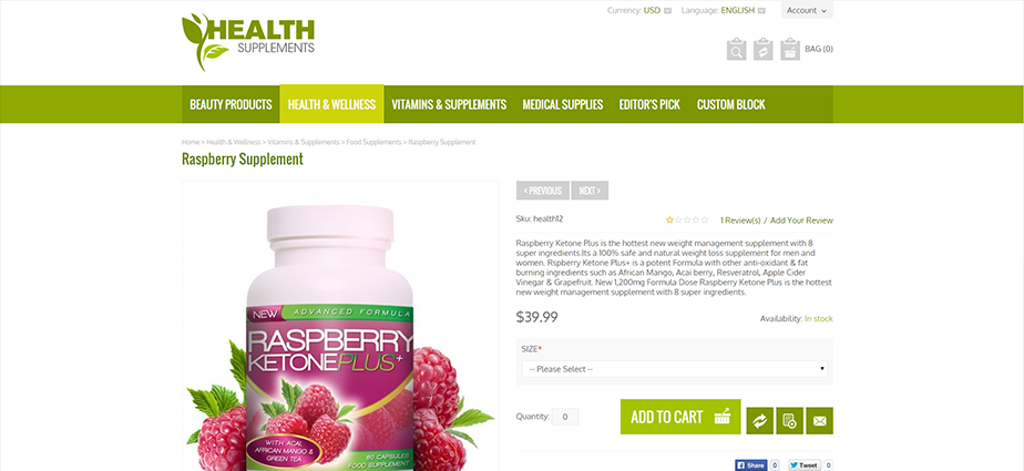 Health 2  - Responsive Magento Theme