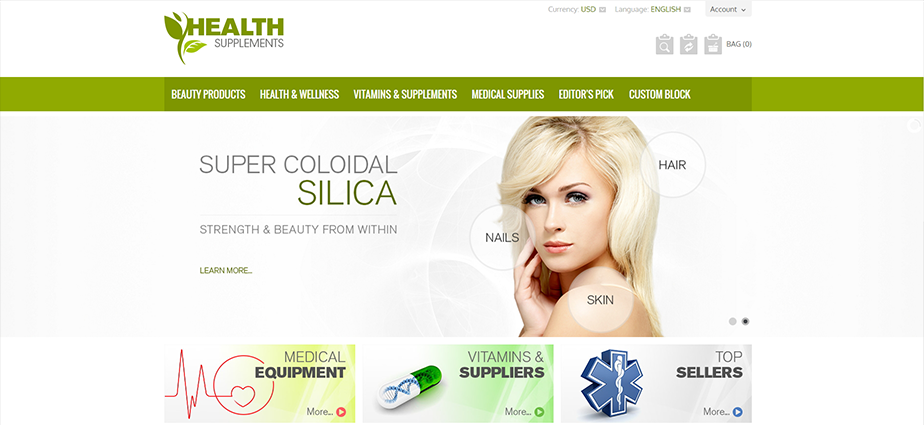 Health 2  - Responsive Magento Theme