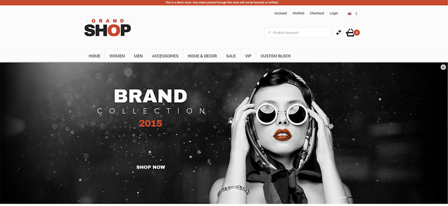 Grand Shop - Responsive Magento Theme