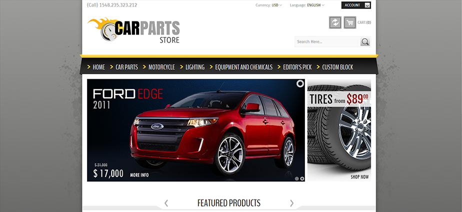 Car Parts 2  - Responsive Magento Theme