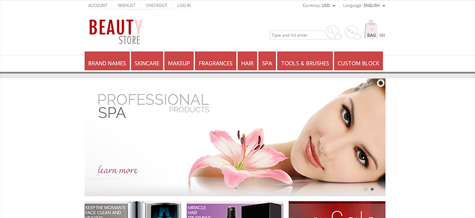 Beauty 2 - Responsive Magento Theme