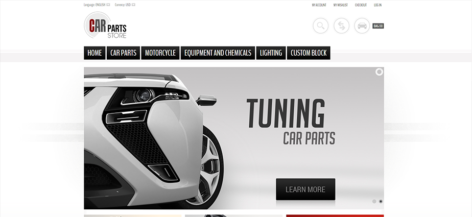 Car Parts 1  - Responsive Magento Theme