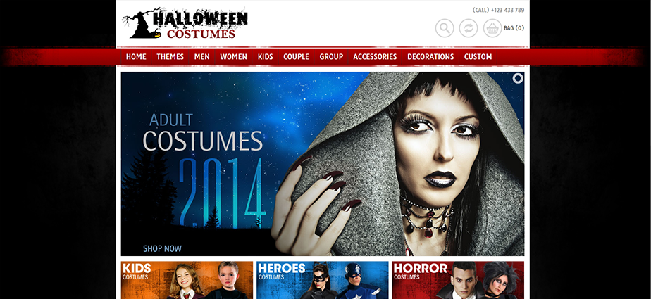 Halloween 3  - Responsive Magento Theme