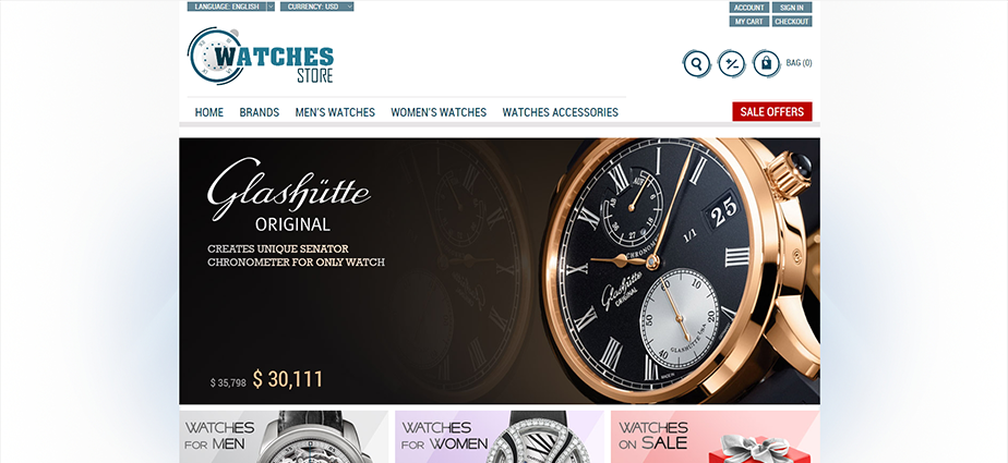 Watch 1  - Responsive Magento Theme