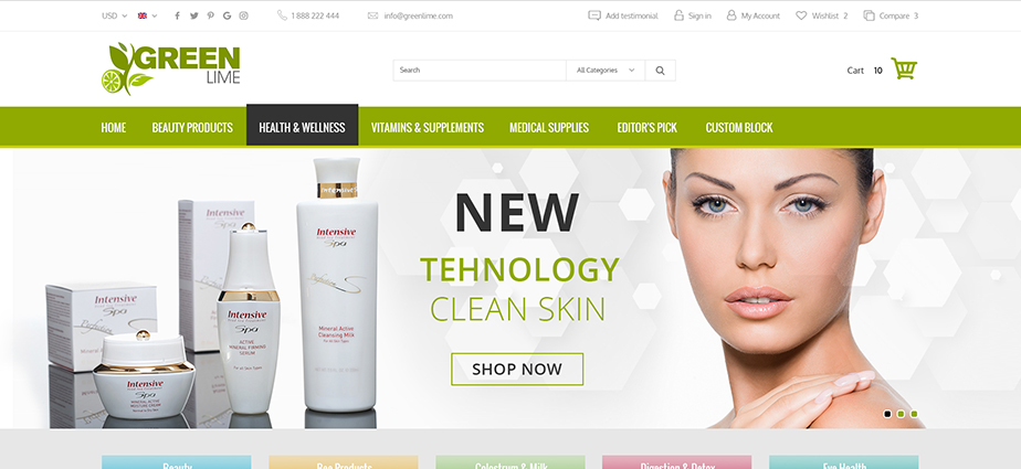 Health 3 - Responsive Magento 2 Theme